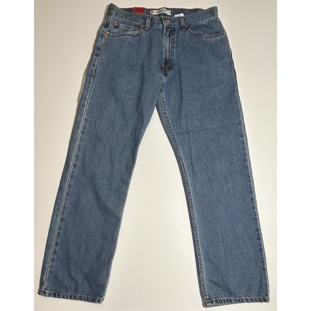 Levi's 505 Regular Fit Straight Leg Men’s Blue Jeans Medium Wash Size 33X30